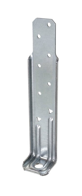 SIMPSON STRONG-TIE Simpson Strong-Tie DTT DTT1Z Deck Tension Tie, 7-1/8 in L, 1-1/2 in W, Steel, ZMAX, Fastening Method: Nail, Screw