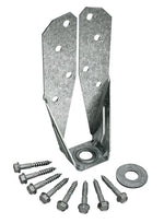 SIMPSON STRONG-TIE Simpson Strong-Tie DTT DTT2Z Deck Tension Tie, 3 in L, 3-1/4 in W, Steel, ZMAX, Fastening Method: Screw