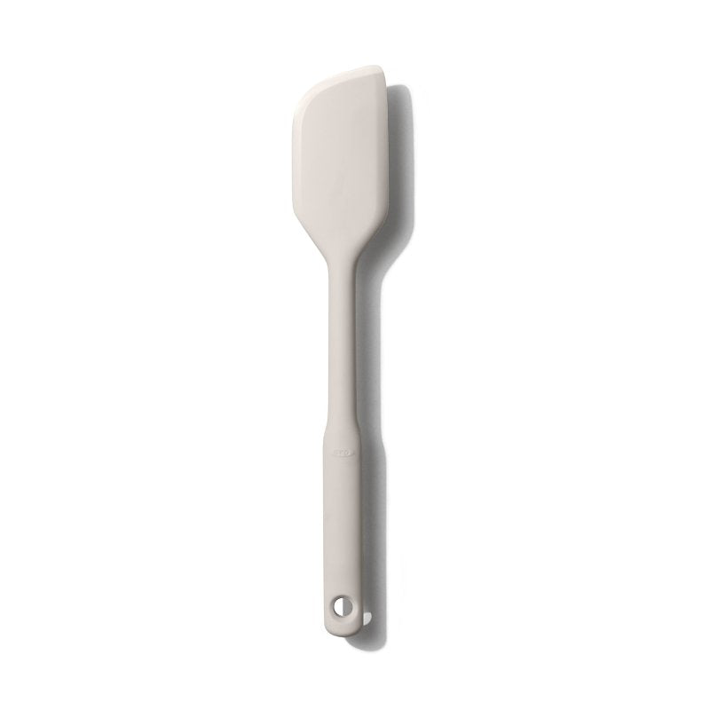 OXO INTERNATIONAL Good Grips 11280100 Spatula, 2.1 in W Blade, 12-1/2 in OAL, Silicone Blade, Oat HOUSEWARES OXO INTERNATIONAL