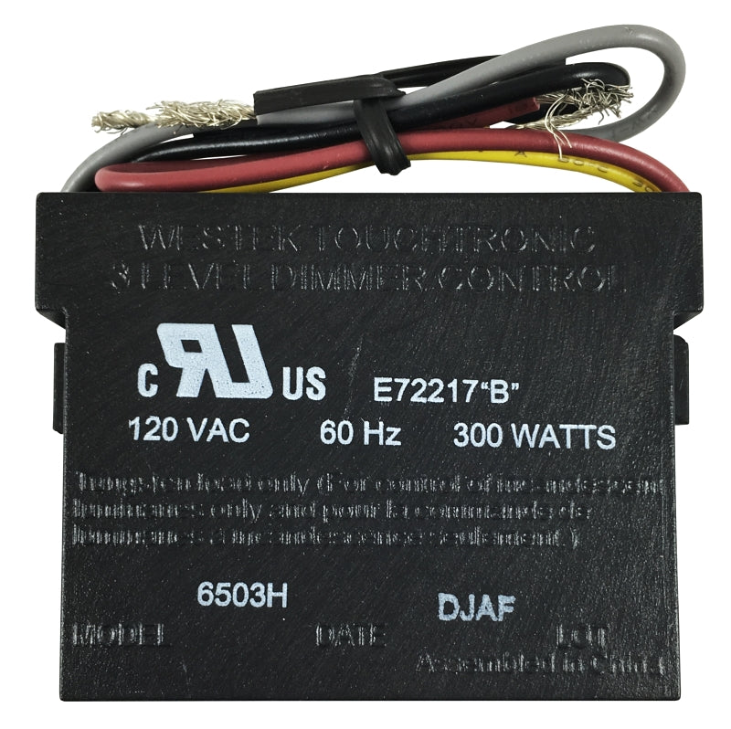 WESTEK Westek 6503HBLC Touch Dimmer, 120 V, 300 W, Halogen, Incandescent Lamp ELECTRICAL WESTEK