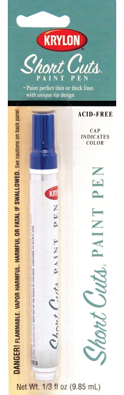 KRYLON Krylon Short Cuts KSCP904 Paint Pen, Chisel Lead/Tip