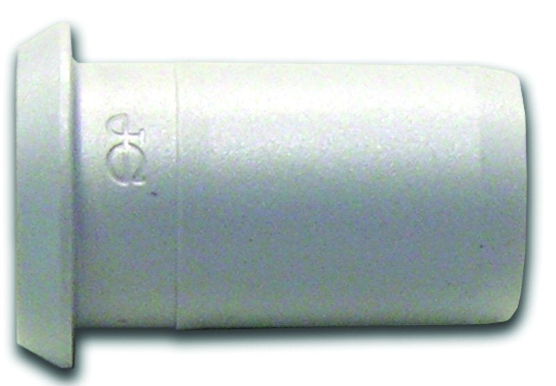 SHARKBITE John Guest TSI20P Pipe Connector, 1/2 in, CTS, Plastic, 160 psi Pressure PLUMBING, HEATING & VENTILATION SHARKBITE