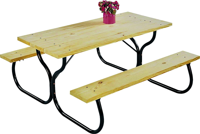 PANACEA PRODUCTS CORP Seasonal Trends FC-30 Table Frame Kit, Heavy-Duty, Steel, Black, Powder Coated Steel, For: Outdoor Seating