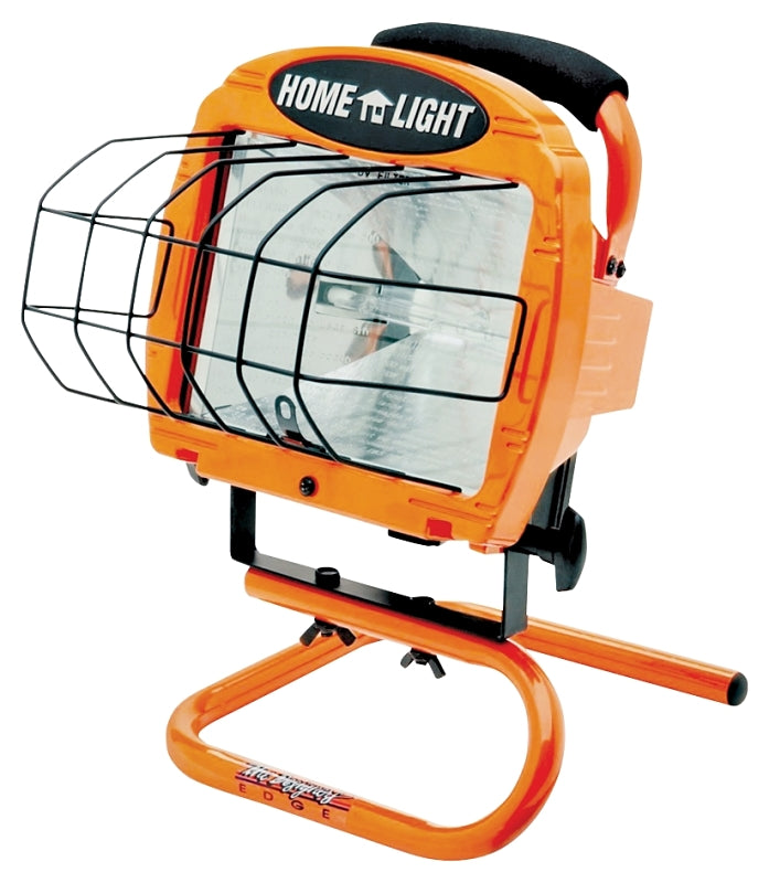 WOODS CCI L33 Work Light with Switch, 120 V, 500 W, 1-Lamp, Halogen Lamp, 8000 Lumens, Orange ELECTRICAL WOODS