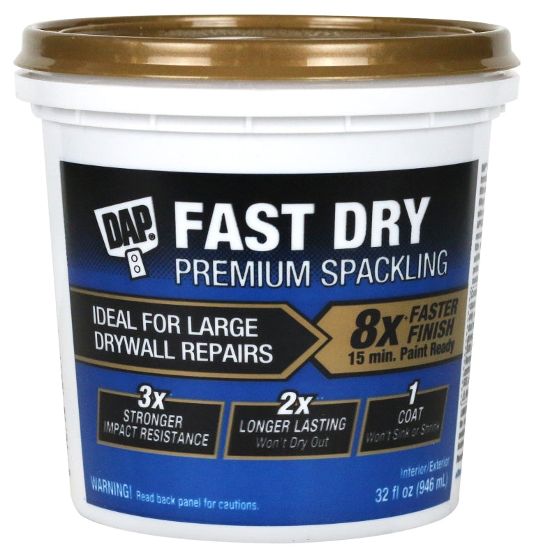 DAP DAP 7079818441 Fast Dry Spackling, Off-White, 32 fl-oz