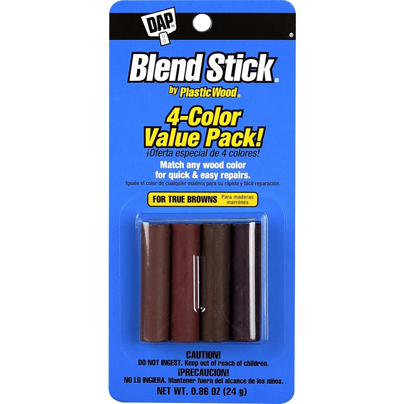 DAP DAP Blend Stick 7079804102 Putty, Solid, Slight, Dark Wood, 0.86 oz