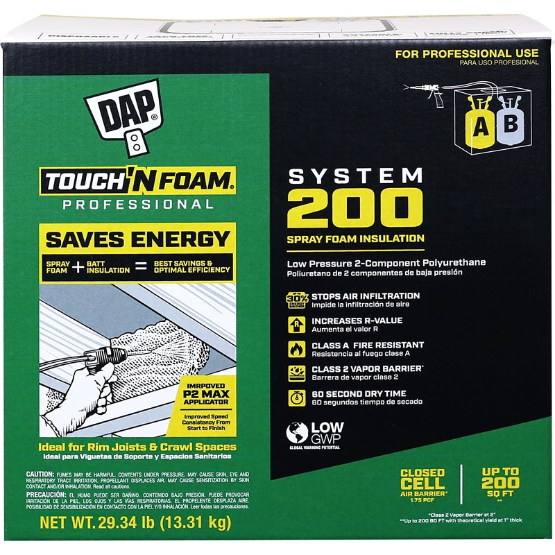 DAP Touch 'n Foam Professional Series 7565062620 Low GWP Kit, Cream, 42 lb PAINT DAP