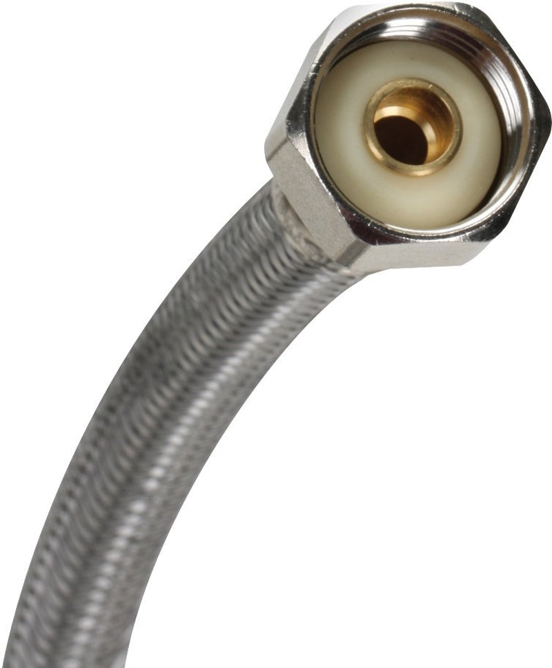 FLUIDMASTER Fluidmaster B1F09 Water Supply Connector, 3/8 x 1/2 in, Polymer/Stainless Steel PLUMBING, HEATING & VENTILATION FLUIDMASTER