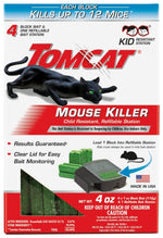 TOMCAT Tomcat 0371110 Mouse Killer Refillable Station, Solid, 4 oz Bag LAWN & GARDEN TOMCAT