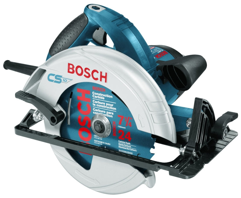 BOSCH Bosch CS10 Circular Saw, 15 A, 7-1/4 in Dia Blade, 5/8 in Arbor, 56 deg Bevel