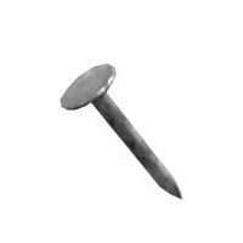 PRO-FIT ProFIT 0132119 Hand Drive Roofing Nail, 1-3/4 in L, Flat Head, 11 ga, Steel, 25 lb