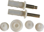 L.E. JOHNSON PRODUCTS Johnson Hardware 1832PPK3 Door Pivot and Guide, Steel, Zinc, Top Mounting HARDWARE & FARM SUPPLIES L.E. JOHNSON PRODUCTS