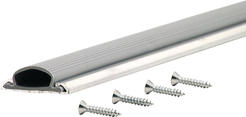 M-D M-D 05512 Door Bottom, 36 in L, 1-1/4 in W, 7/16 in H, Aluminum HARDWARE & FARM SUPPLIES M-D