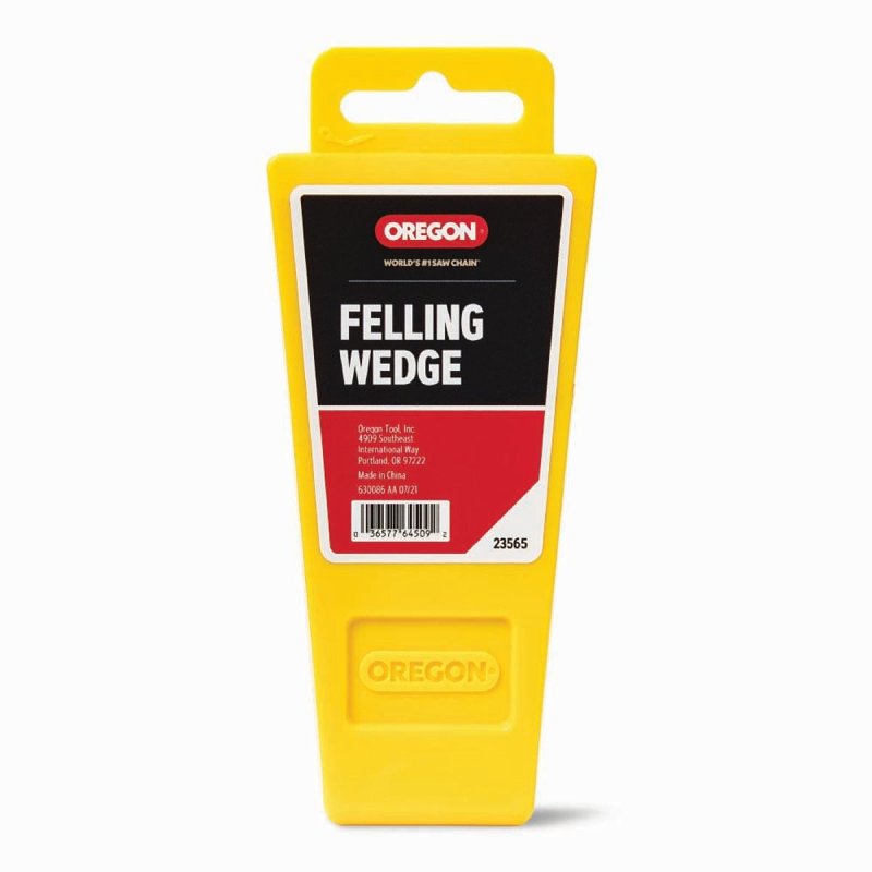 OREGON Oregon 23565 Felling Wedge, 5-1/2 in L, Plastic, Yellow OUTDOOR LIVING & POWER EQUIPMENT OREGON