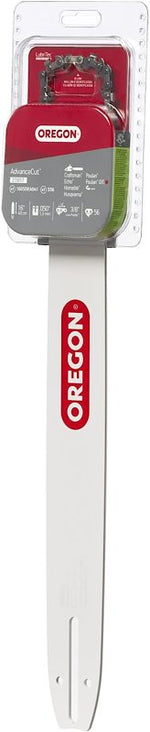 OREGON Oregon AdvanceCut 27857 Bar and Chain Combo, Small Bar Nose Radius, 56-Drive Link, 91PX Chain, 3/8 in TPI/Pitch