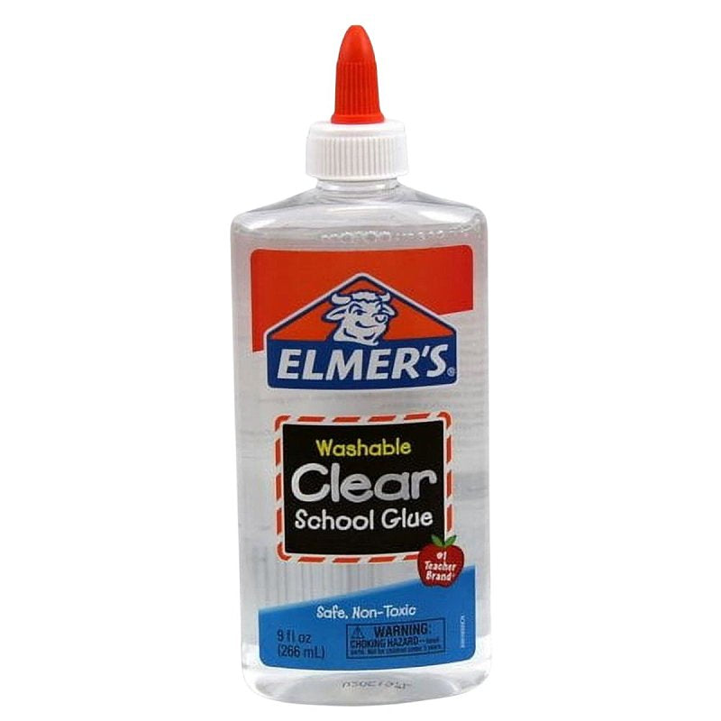 ELMER'S Elmers E309 School Glue, Clear, 9 oz