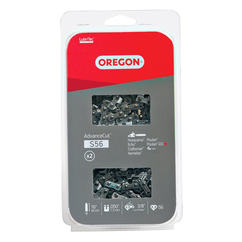 OREGON CUTTING SYSTEMS Oregon S56T Chainsaw Chain, For: Craftsman Models Beginning in 358, Echo CS, Homelite Ranger Model Chainsaws, 0.05