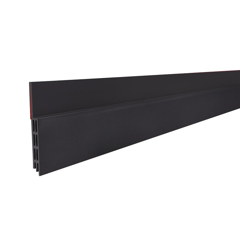 FROST KING Frost King EZ111BK Self-Stick Sweep, 36 in L, 1-1/2 in W, Vinyl Insert