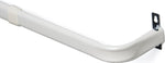 KENNEY Kenney KN513 Curtain Rod, 1 in Dia, 84 to 120 in L, Steel, White