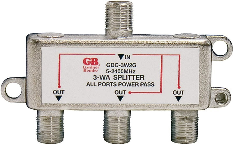 GB Gardner Bender GDC-3W2G Satellite/Digital TV Splitter ELECTRICAL GB