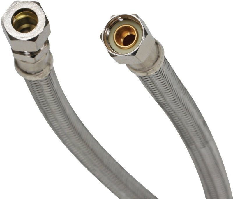 FLUIDMASTER Fluidmaster B8F12 Water Supply Connector, 3/8 in, Compression, Polymer/Stainless Steel, 1000 psi Pressure PLUMBING, HEATING & VENTILATION FLUIDMASTER
