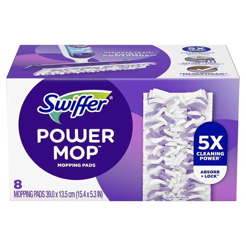 SWIFFER Swiffer PowerMop Series 81891 Mopping Pad Refill