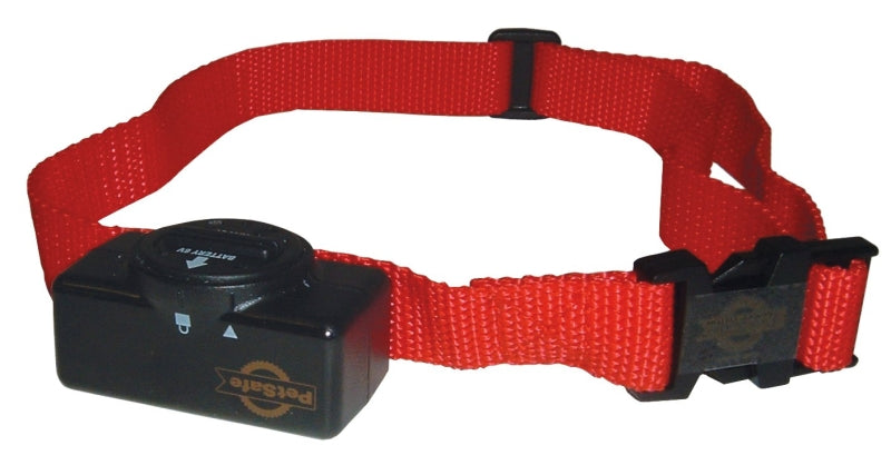 PETSAFE PetSafe PBC-102 Bark Control Collar, Basic, Battery, Nylon/Plastic, Red
