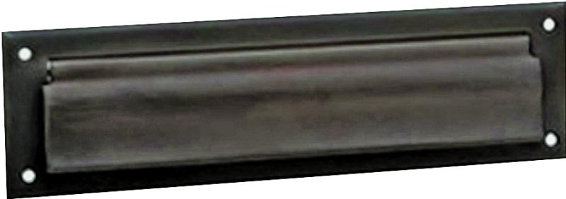 SCHLAGE BUILDERS HARDWARE Schlage SC620B-716 Mail Slot, 3-1/2 in L, 13 in W, Brass