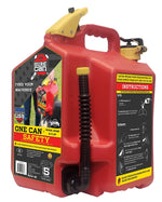 SURECAN INC. SUREcan SUR5SFG2 Safety Can, 5 gal, HDPE, Red AUTOMOTIVE SURECAN INC.