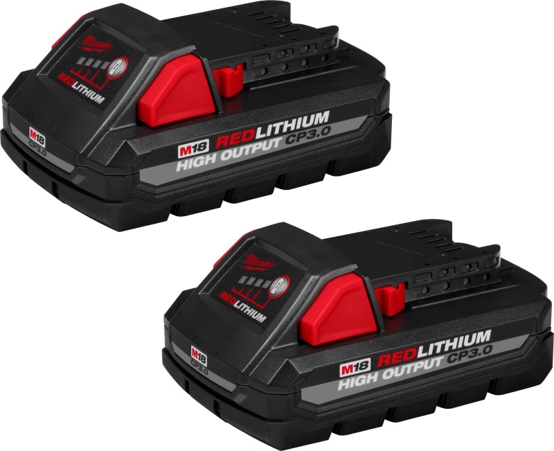 MILWAUKEE Milwaukee M18 REDLITHIUM 48-11-1837 Battery Pack, 18 V Battery, 3 Ah, 60 min Charging