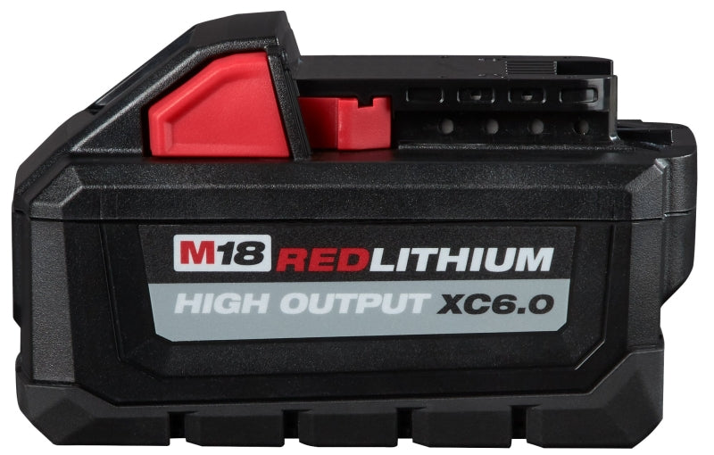 MILWAUKEE Milwaukee M18 REDLITHIUM 48-11-1865 Rechargeable Battery Pack, 18 V Battery, 6 Ah, 1 hr Charging