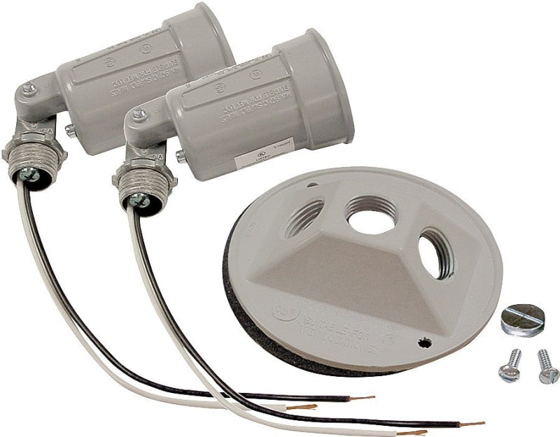 HUBBELL Hubbell 5625-5 Lamp Holder, Combination, Weatherproof, 3.336 in L x 8 in W x 4.125 in H Dimensions, 120 V, PAR 38 Lamp