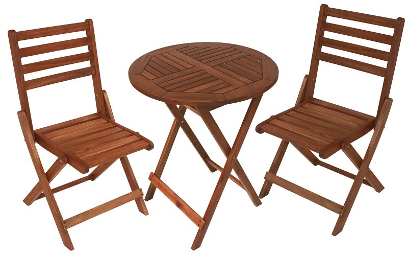 LEIGH COUNTRY BISTRO SET ROUND FOLDING HDWD OUTDOOR LIVING & POWER EQUIPMENT LEIGH COUNTRY