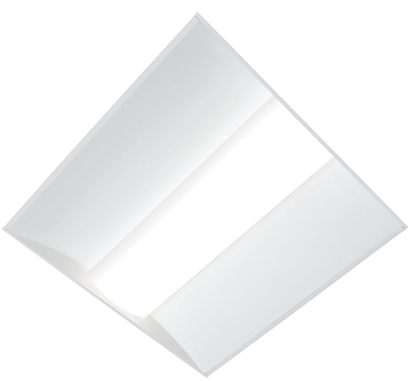 METALUX Metalux 22LCRL3040C Ribbed Lens Troffer, 0.083 A, 120 to 277 V, 23 W, LED Lamp, 3273 Lumens, Steel Fixture