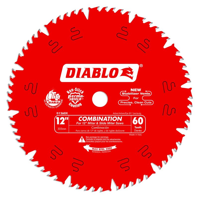 DIABLO CIRC SAW BLADE 12 X 60T