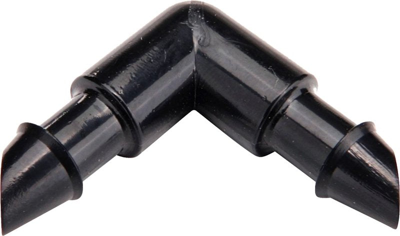 RAINDRIP Raindrip 314010B Elbow, 1/4 in Connection, Barb, Polypropylene, Black LAWN & GARDEN RAINDRIP