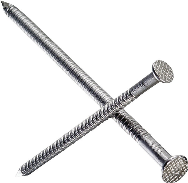 SIMPSON STRONG-TIE Simpson Strong-Tie S10PTD1 Deck Nail, 10D, 3 in L, Stainless Steel, Bright, Annular Ring Shank, 1/lb, Full Round Head