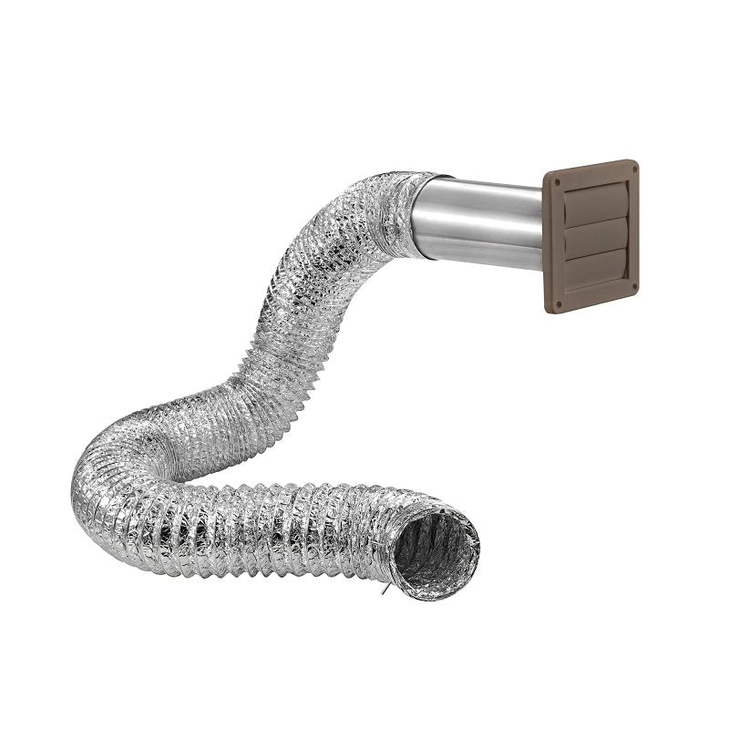 LAMBRO Lambro 1379B Wall Louvered Vent Kit, Plastic, Brown PLUMBING, HEATING & VENTILATION LAMBRO