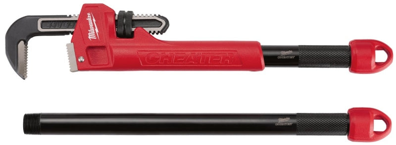 MILWAUKEE Milwaukee 48-22-7314 Adaptable Pipe Wrench, 2-1/2 in Jaw, 21.8 in L, Serrated Jaw, Steel, Ergonomic Handle TOOLS MILWAUKEE
