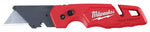 MILWAUKEE Milwaukee FASTBACK 48-22-1502 Utility Knife, 1.27 in L Blade, 0.02 in W Blade, Stainless Steel Blade, 5-Blade TOOLS MILWAUKEE