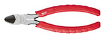 MILWAUKEE Milwaukee 48-22-6107 Diagonal Cutting Plier, 7 in OAL, 11/32 in Cutting Capacity, 1.13 in Jaw Opening, Red Handle TOOLS MILWAUKEE