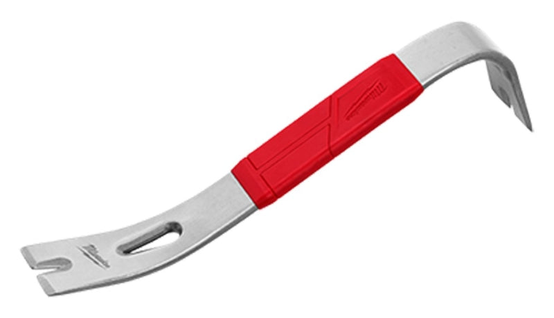 MILWAUKEE Milwaukee 48-22-9034 Pry Bar with Shockshield Grip, 12 in L, Beveled Tip, Steel
