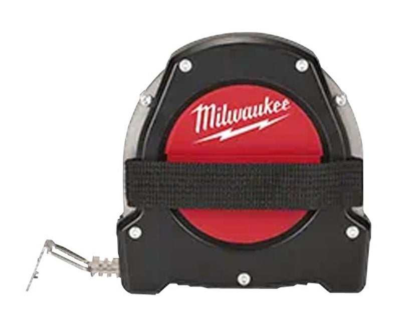 MILWAUKEE Milwaukee 48-22-5101 Long Tape, 100 ft L Blade, 3/8 in W Blade, Steel Blade, Black/Red TOOLS MILWAUKEE