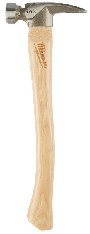 MILWAUKEE Milwaukee 48-22-9419 Hammer, 19 oz Head, Framing, Milled Face, Metal Head, 16.063 in OAL