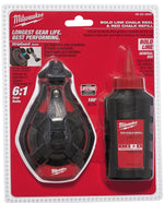 MILWAUKEE Milwaukee 48-22-3986 Bold Line Kit, 100 ft L Line, 6:1 Gear Ratio, Red Chalk TOOLS MILWAUKEE