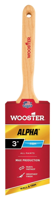 WOOSTER BRUSH Wooster 4231-3 Paint Brush, 3 in W, 3-11/16 in L Bristle, Synthetic Bristle, Sash Handle