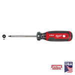 MILWAUKEE Milwaukee MT217 Screwdriver, #1 Drive, Square Drive, 6.7 in OAL, 3 in L Shank, Acetate Handle, Cushion-Grip Handle TOOLS MILWAUKEE