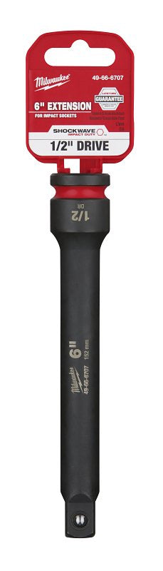 MILWAUKEE Milwaukee SHOCKWAVE Impact Duty Series 49-66-6707 Socket Extension, 1/2 in Drive, 6 in L