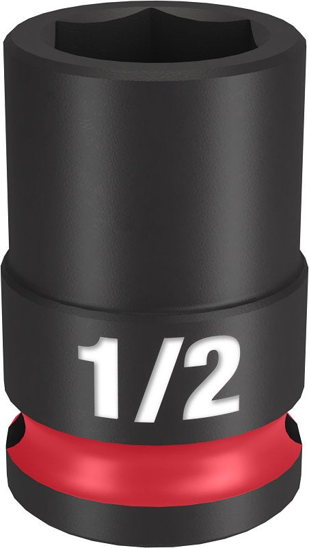 MILWAUKEE Milwaukee SHOCKWAVE Impact Duty Series 49-66-6106 Shallow Impact Socket, 1/2 in Socket, 3/8 in Drive, Square Drive