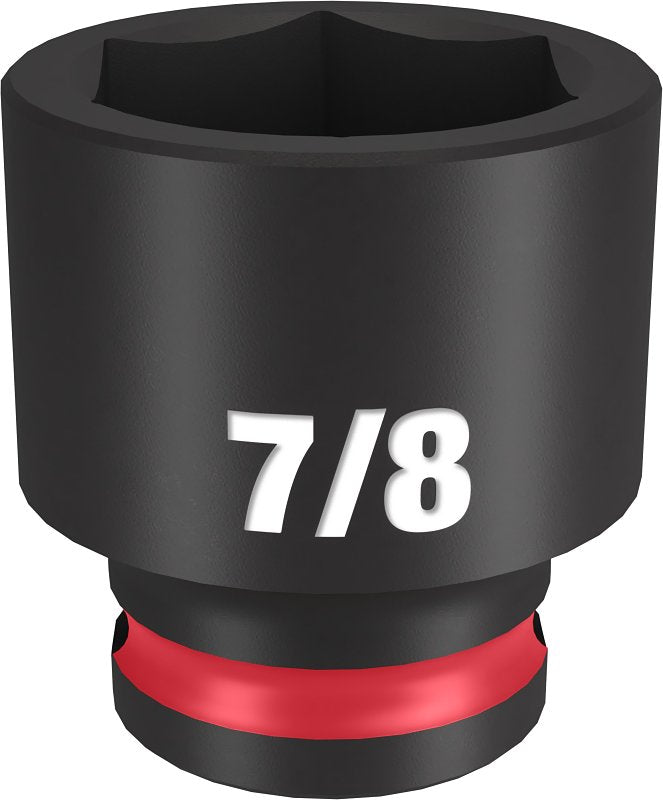 MILWAUKEE Milwaukee SHOCKWAVE Impact Duty Series 49-66-6112 Shallow Impact Socket, 7/8 in Socket, 3/8 in Drive, Square Drive TOOLS MILWAUKEE